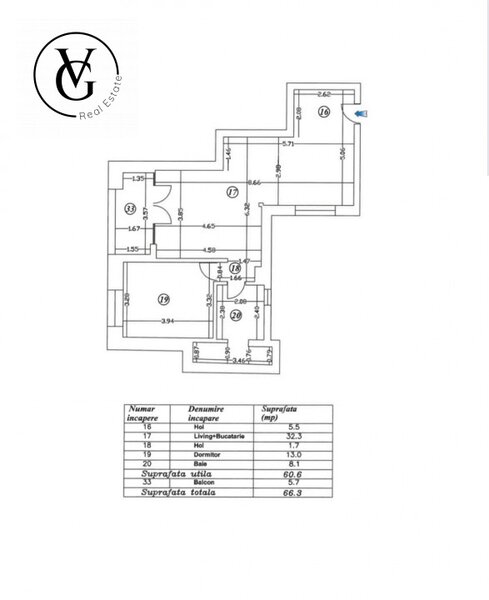 Floreasca, apartament 2 camere, bloc nou.